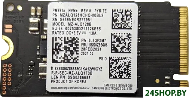 SSD Samsung PM991a 128GB MZALQ128HCHQ SSD Samsung PM991a 128GB MZALQ128HCHQ