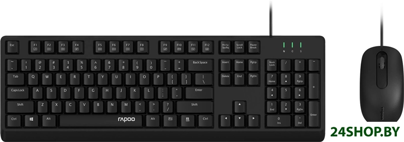 Офисный набор Rapoo NX1500 (черный) Офисный набор Rapoo NX1500 (черный)