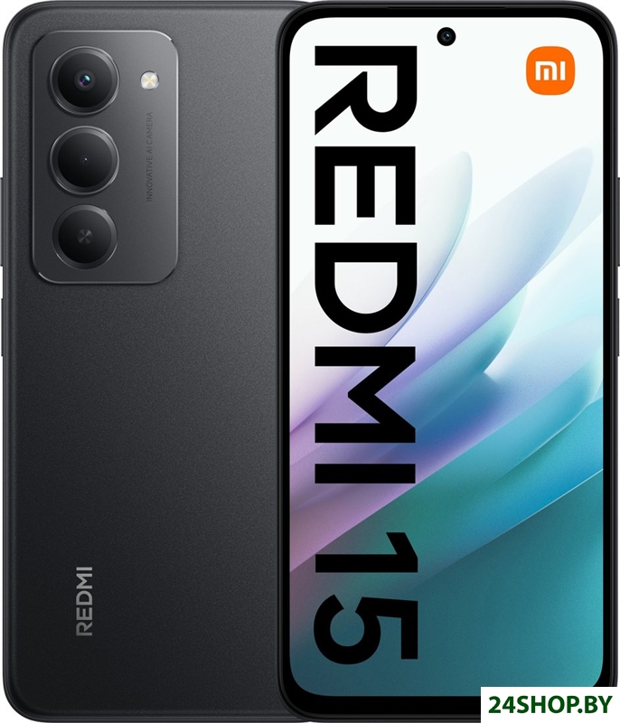 Телефон Xiaomi Redmi 15 4G 8GB/256GB международная версия (черный) Телефон Xiaomi Redmi 15 4G 8GB/256GB международная версия (черный)