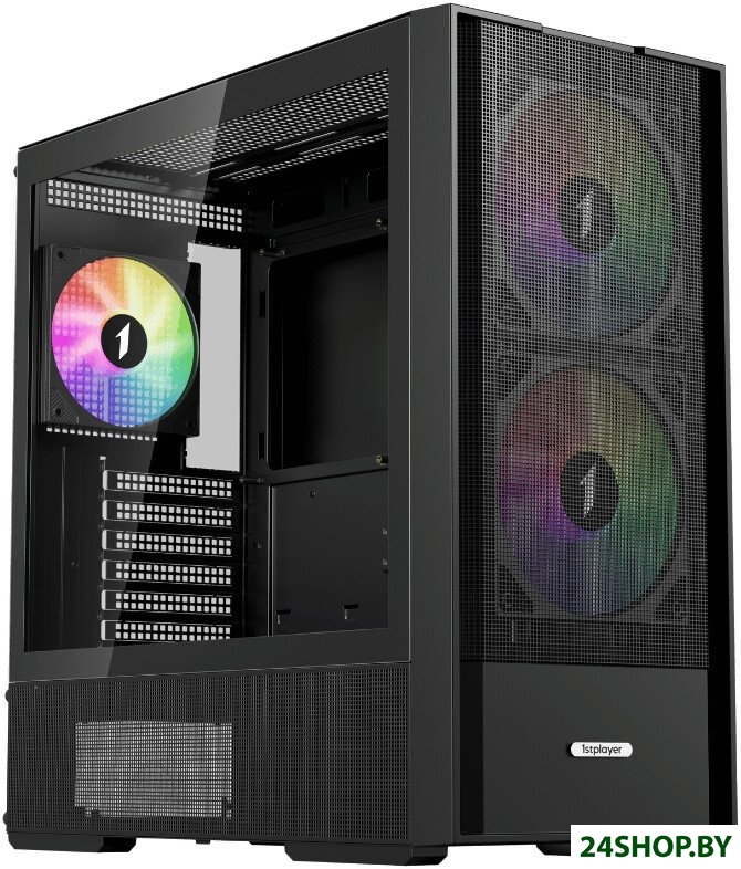 Корпус 1stPlayer AU7 ARGB (черный) Корпус 1stPlayer AU7 ARGB (черный)