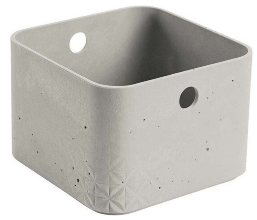 Коробка для хранения Curver Beton XS 243403 (3л, серый) Коробка для хранения Curver Beton XS 243403 (3л, серый)