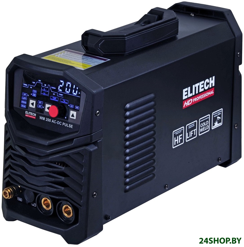 Сварочный инвертор ELITECH WM 200 AC-DC Pulse Сварочный инвертор ELITECH WM 200 AC-DC Pulse