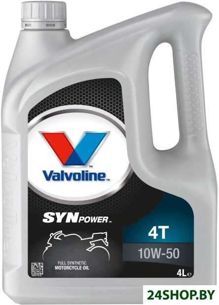 Моторное масло Valvoline SynPower 4T 10W-50 4л Моторное масло Valvoline SynPower 4T 10W-50 4л