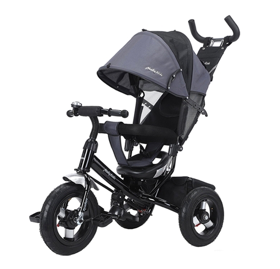 Детский велосипед Moby Kids Comfort 10x8 AIR (серый) Детский велосипед Moby Kids Comfort 10x8 AIR (серый)