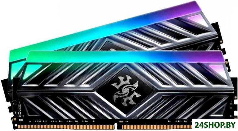 Оперативная память A-Data Spectrix D41 RGB 2x8GB DDR4 PC4-25600 AX4U32008G16A-DT41 Оперативная память A-Data Spectrix D41 RGB 2x8GB DDR4 PC4-25600 AX4U32008G16A-DT41