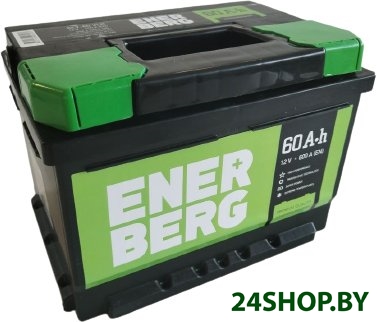 Автомобильный аккумулятор Enerberg 60 R+ низк. (60 А·ч) Автомобильный аккумулятор Enerberg 60 R+ низк. (60 А·ч)