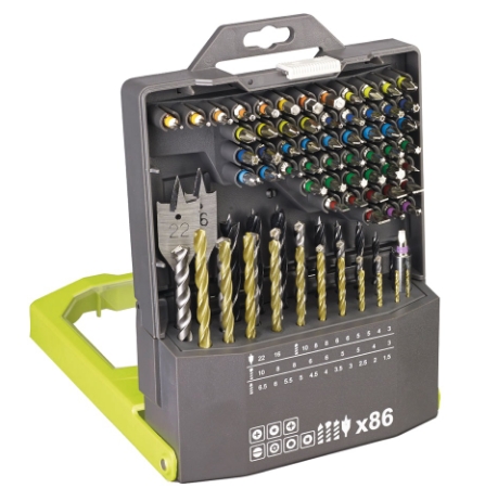 Набор бит RYOBI RAK86MiXC (86 предметов) Набор бит RYOBI RAK86MiXC (86 предметов)