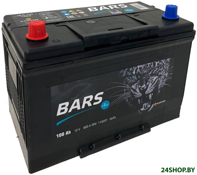 Автомобильный аккумулятор BARS Asia 100 JL+ (100 А·ч) Автомобильный аккумулятор BARS Asia 100 JL+ (100 А·ч)