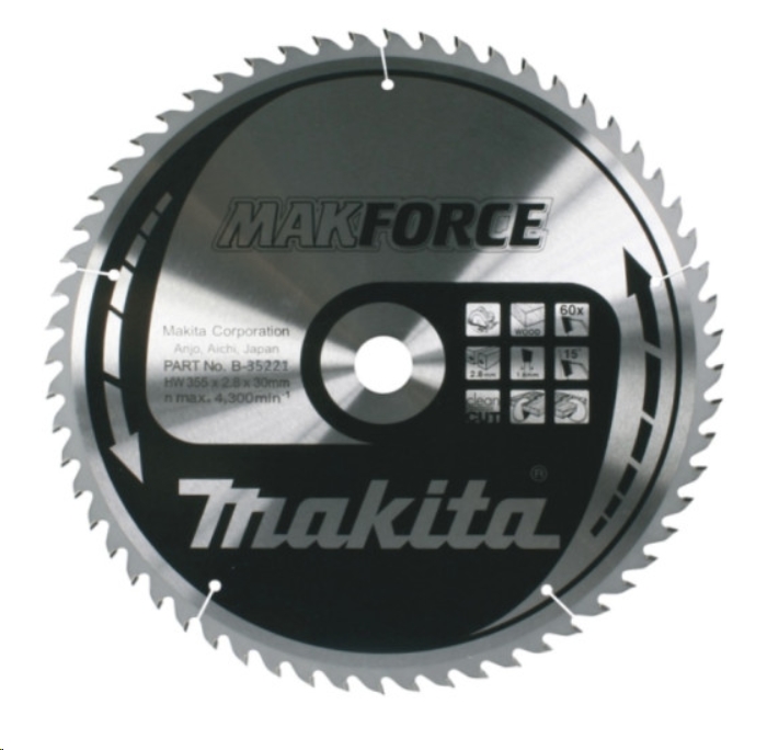 Пильный диск Makita B-35221 Пильный диск Makita B-35221