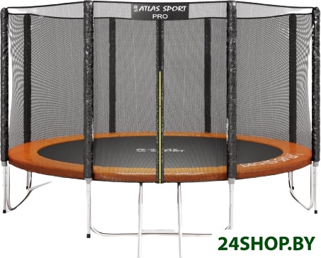 Батут Atlas Sport 435 см - 14ft Pro (4 ноги, оранжевый) Батут Atlas Sport 435 см - 14ft Pro (4 ноги, оранжевый)