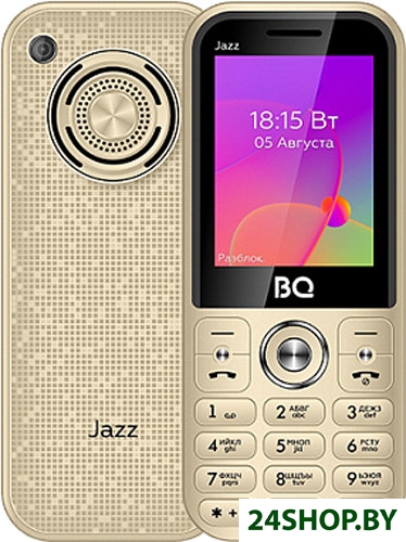 Кнопочный телефон BQ-Mobile BQ-2457 Jazz (золотистый) Кнопочный телефон BQ-Mobile BQ-2457 Jazz (золотистый)