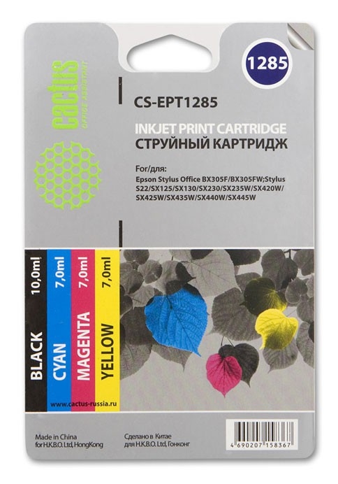 Картридж струйный Cactus CS-EPT1285 Картридж струйный Cactus CS-EPT1285
