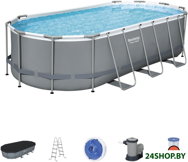 Каркасный бассейн Bestway Power Steel 56710 (549x274x122) Каркасный бассейн Bestway Power Steel 56710 (549x274x122)