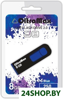 Флеш-память USB OltraMax 250 8GB (синий) (OM-8GB-250-Blue) Флеш-память USB OltraMax 250 8GB (синий) (OM-8GB-250-Blue)