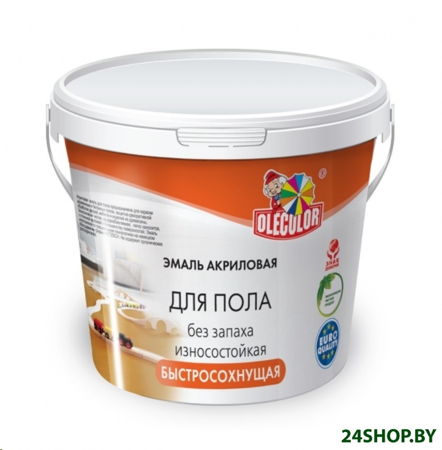 Эмаль Olecolor Акриловая для пола 2.5 кг (золотистый) (О7Ж62640) Эмаль Olecolor Акриловая для пола 2.5 кг (золотистый) (О7Ж62640)