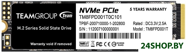 SSD Team MP33 PRO 1TB TM8FPD001T0C101 SSD Team MP33 PRO 1TB TM8FPD001T0C101