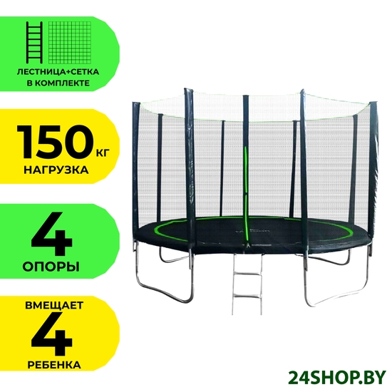 Батут MiSoon 366-12ft-Pro (внешняя сетка) Батут MiSoon 366-12ft-Pro (внешняя сетка)