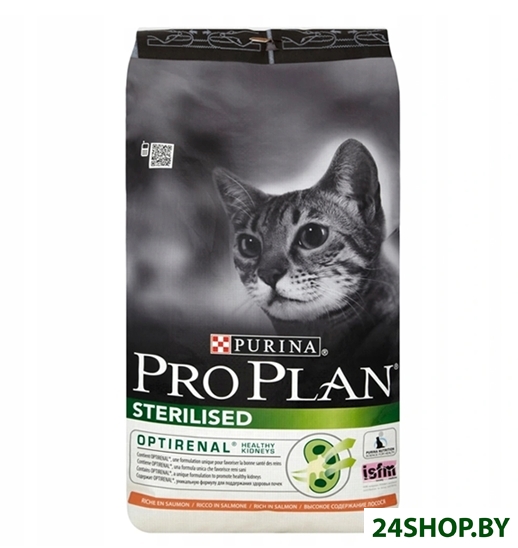 Сухой корм для кошек Pro Plan Sterilised Adult Optirenal с лососем (10 кг) Сухой корм для кошек Pro Plan Sterilised Adult Optirenal с лососем (10 кг)