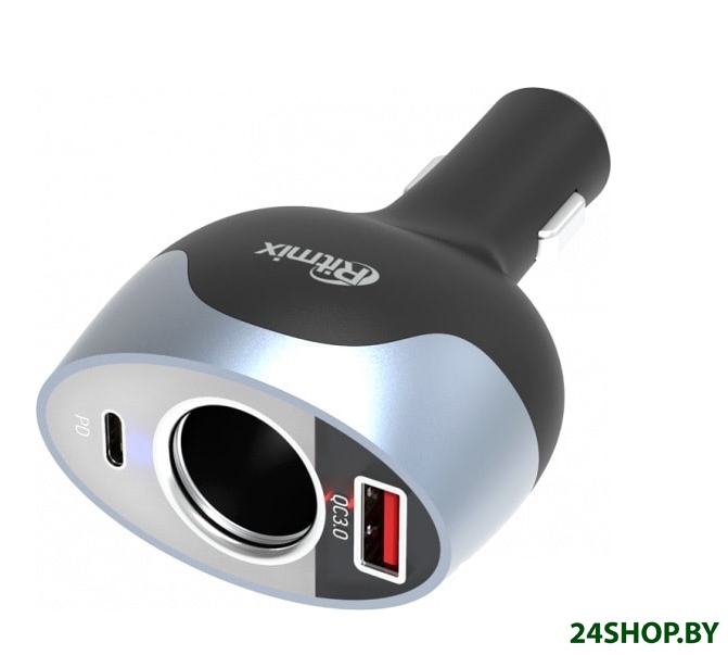 Автомобильное зарядное устройство Ritmix RM-12XQPD Автомобильное зарядное устройство Ritmix RM-12XQPD