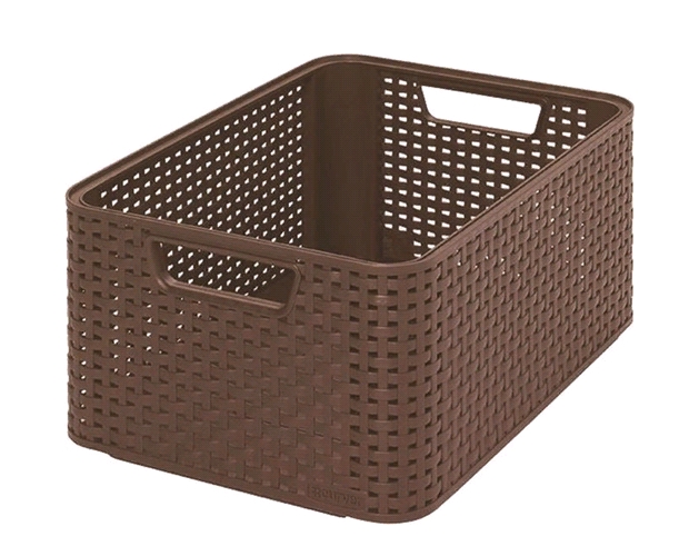 Ящик для хранения Curver Style M 18L (коричневый) (205844) Ящик для хранения Curver Style M 18L (коричневый) (205844)