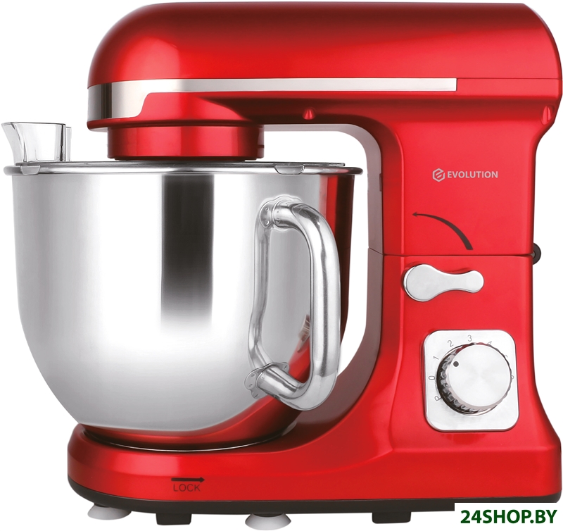 Планетарный миксер Evolution Mr. Backer SM-1457 Red Планетарный миксер Evolution Mr. Backer SM-1457 Red