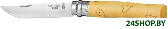 Складной нож Opinel N°7 VRI Nature (сердца) Складной нож Opinel N°7 VRI Nature (сердца)