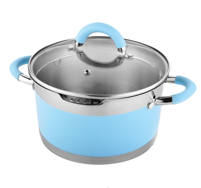 Кастрюля LARA Sky Blue LR02-440 Кастрюля LARA Sky Blue LR02-440