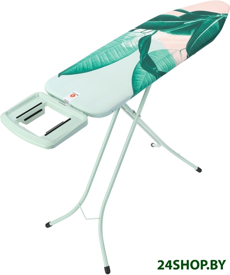 Гладильная доска Brabantia B 124x38 см 118364 (тропические листья/каркас мятный) Гладильная доска Brabantia B 124x38 см 118364 (тропические листья/каркас мятный)