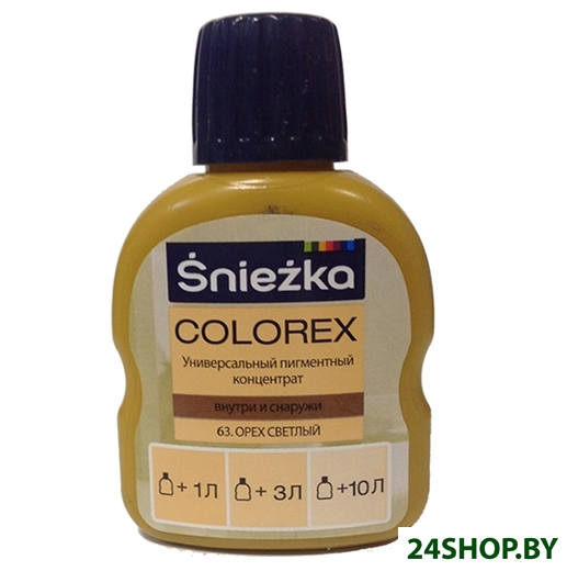 Колеровочная краска Sniezka Colorex 0.1 л (№63, орех светлый) Колеровочная краска Sniezka Colorex 0.1 л (№63, орех светлый)