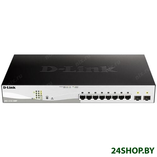 Управляемый коммутатор 2-го уровня D-Link DGS-1210-10MP/FL1A Управляемый коммутатор 2-го уровня D-Link DGS-1210-10MP/FL1A