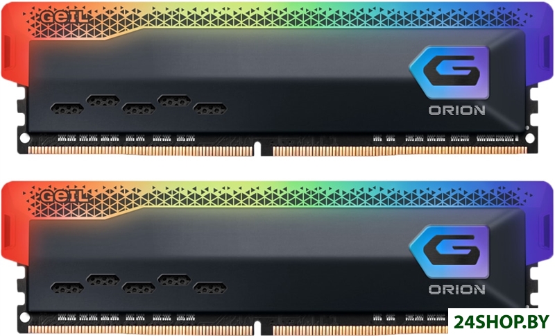 Оперативная память GeIL Orion RGB 2x8GB DDR4 PC4-25600 GOSG416GB3200C16ADC Оперативная память GeIL Orion RGB 2x8GB DDR4 PC4-25600 GOSG416GB3200C16ADC