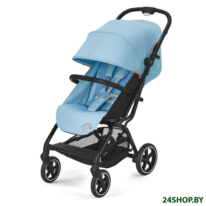 Коляска прогулочная «книга» Cybex Eezy S+ 2 (beach blue) Коляска прогулочная «книга» Cybex Eezy S+ 2 (beach blue)