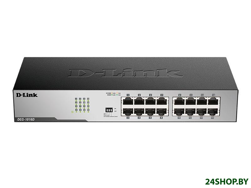 Коммутатор D-Link DGS-1016D/I1A Коммутатор D-Link DGS-1016D/I1A