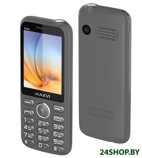 Мобильный телефон Maxvi K15n (серый) Мобильный телефон Maxvi K15n (серый)