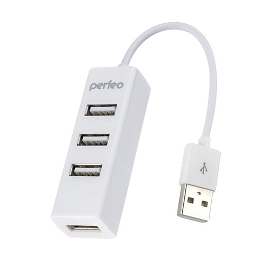 USB-хаб Perfeo PF-HYD-6010H (белый) USB-хаб Perfeo PF-HYD-6010H (белый)