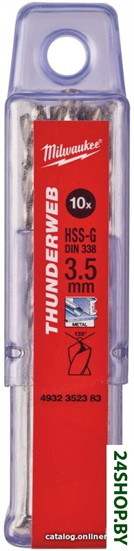 Набор сверл Milwaukee 4932352383 (10 предметов) Набор сверл Milwaukee 4932352383 (10 предметов)