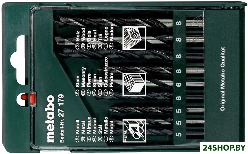 Набор сверл Metabo 627179000 (9 предметов) Набор сверл Metabo 627179000 (9 предметов)