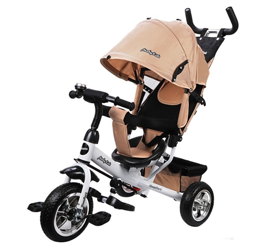 Детский велосипед Moby Kids Comfort 10x8 EVA (бежевый) Детский велосипед Moby Kids Comfort 10x8 EVA (бежевый)
