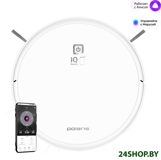 Робот-пылесос Polaris PVCR 1050 IQ Home Aqua (белый) Робот-пылесос Polaris PVCR 1050 IQ Home Aqua (белый)