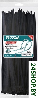 Стяжка для кабеля Total THTCTB25048 (100 шт) Стяжка для кабеля Total THTCTB25048 (100 шт)