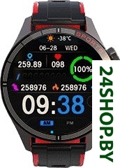 Умные часы Wster WS-GS58 (черный, с красным силиконовым ремешком) Умные часы Wster WS-GS58 (черный, с красным силиконовым ремешком)