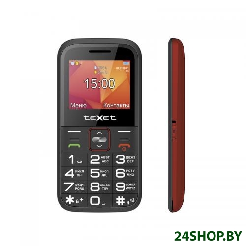 Мобильный телефон TeXet TM-B418 (красный) Мобильный телефон TeXet TM-B418 (красный)