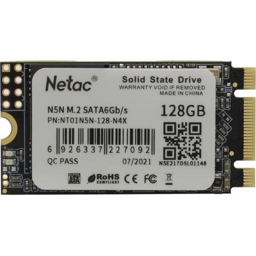 Накопитель SSD Netac N5N NT01N5N-128-N4X 128 Gb Накопитель SSD Netac N5N NT01N5N-128-N4X 128 Gb
