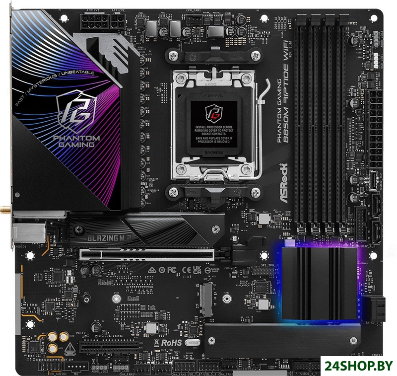 Материнская плата ASRock B850M Riptide WiFi Материнская плата ASRock B850M Riptide WiFi