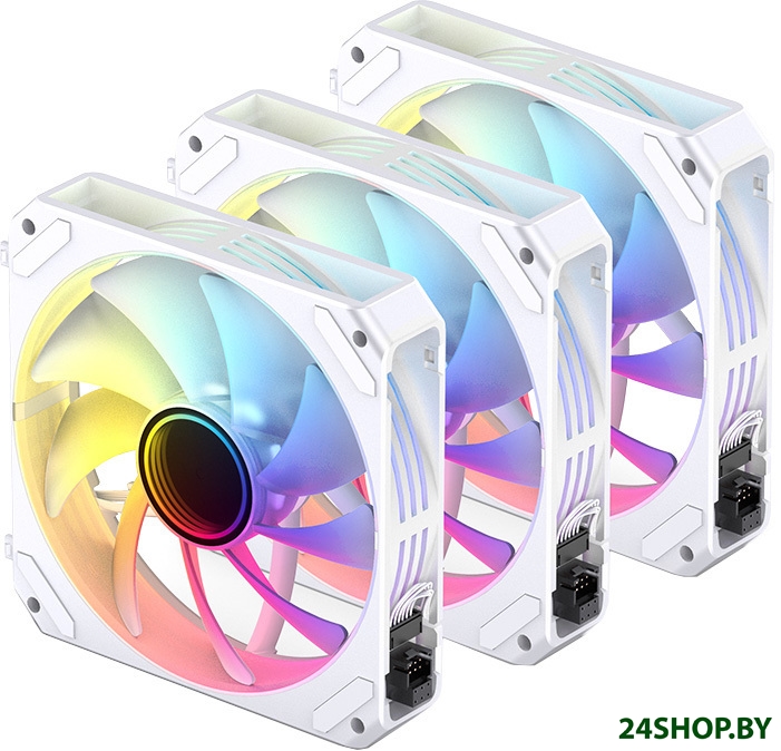 Набор вентиляторов Jonsbo ZG-120W (3 in 1) Набор вентиляторов Jonsbo ZG-120W (3 in 1)