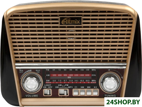 Радиоприемник Ritmix RPR-050 (золотой) Радиоприемник Ritmix RPR-050 (золотой)