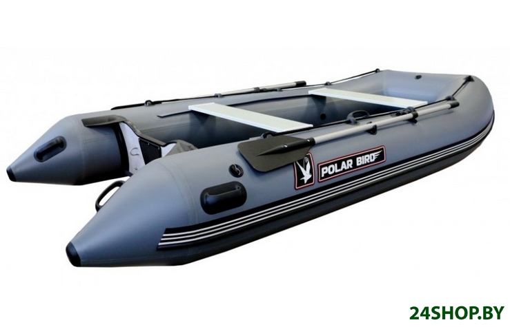 Надувная лодка Polar Bird Merlin PB-385M ПБ45 стеклокомпозит (серый) Надувная лодка Polar Bird Merlin PB-385M ПБ45 стеклокомпозит (серый)