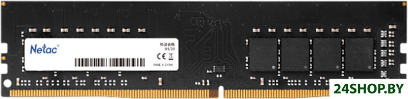 Оперативная память Netac Basic 8ГБ DDR4 3200 МГц NTBSD4P32SP-08J Оперативная память Netac Basic 8ГБ DDR4 3200 МГц NTBSD4P32SP-08J