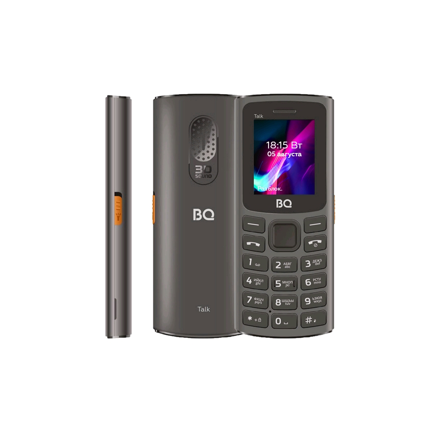 Кнопочный телефон BQ-Mobile BQ-1862 Talk (серый) Кнопочный телефон BQ-Mobile BQ-1862 Talk (серый)