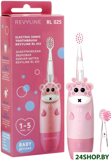 Электрическая зубная щетка Revyline RL 025 Baby (розовый) Электрическая зубная щетка Revyline RL 025 Baby (розовый)